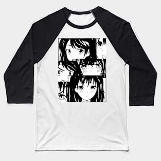 Anime Girl Baseball T-Shirt